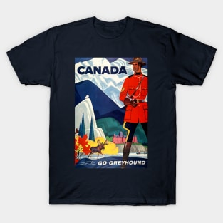 Vintage Travel Poster - Canada T-Shirt